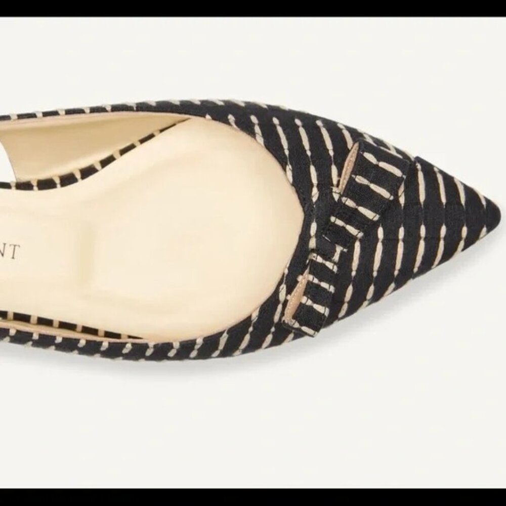 Sarah Flint Natalie Sling in Black Stitch NEW - Size 41 (10) - Picture 4 of 4